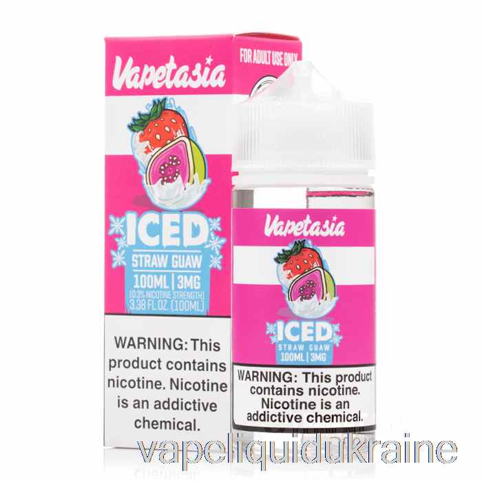 Vape Liquid Ukraine ICED Straw Guaw - Vapetasia - 100mL 0mg